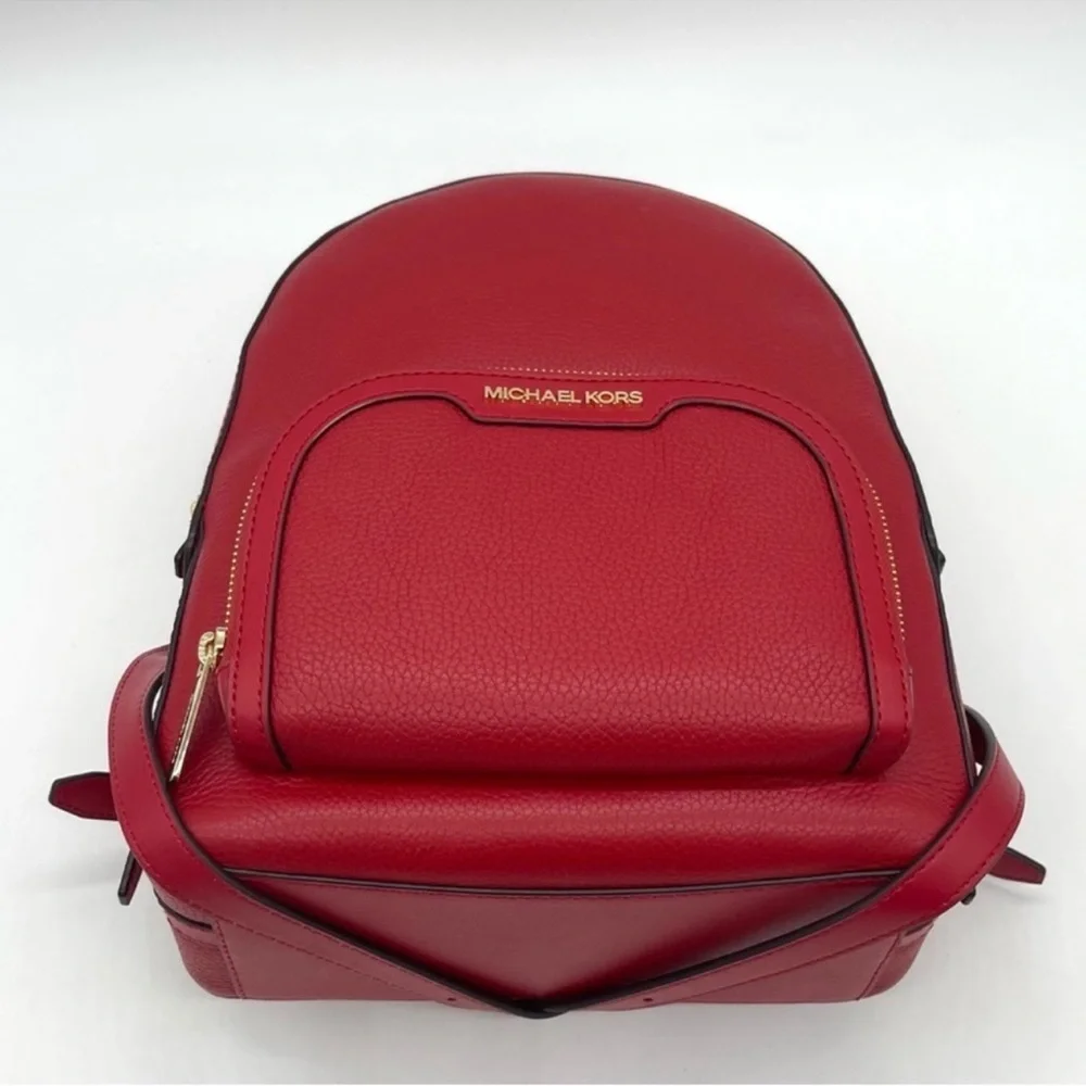 Michael Kors Medium Jaycee Backpack Red